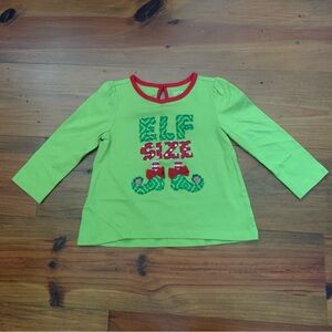 Christmas. Nursery Rhyme. “Elf Sized” Applique. 24 months.